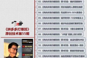 叮当会拼多多原创技术第55期：拼多多高价铺链接