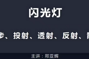 18度摄影学院-18度专题课20节玩转闪光灯