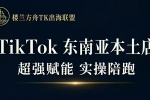 三叔·TikTok东南亚本土店实操（更新8月）-XD学习网