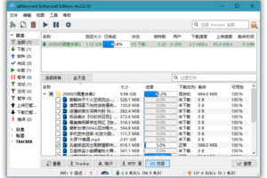 qBittorrent Enhanced Edition v5.2.1中文绿色BT下载工具便携版