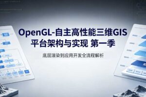 OpenGL自主高性能三维GIS平台架构与实现 第一季（价值2999）