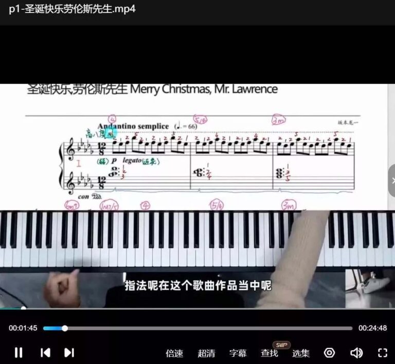 领乐钢琴小马老师名曲课