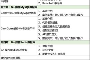 基于gin框架的Go Web开发项目实战