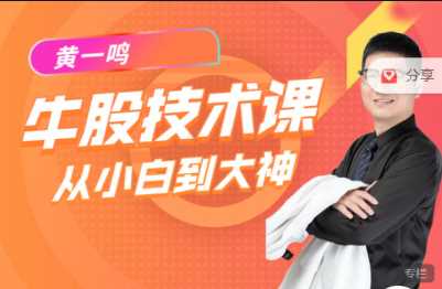 黄一鸣《牛股技术》实操课 15节