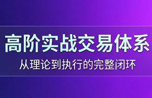 高老师·高阶实战交易体系（更新6月）