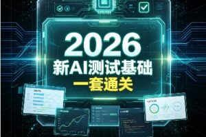 2026最新AI测试基础一套通关