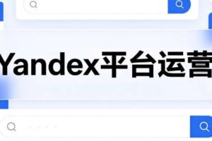 壹壶电商·Yandex平台运营全流程