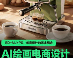 极光社AI绘画电商设计速成训练营