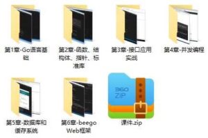 Go编程33天从入门到放弃系列带配套课件