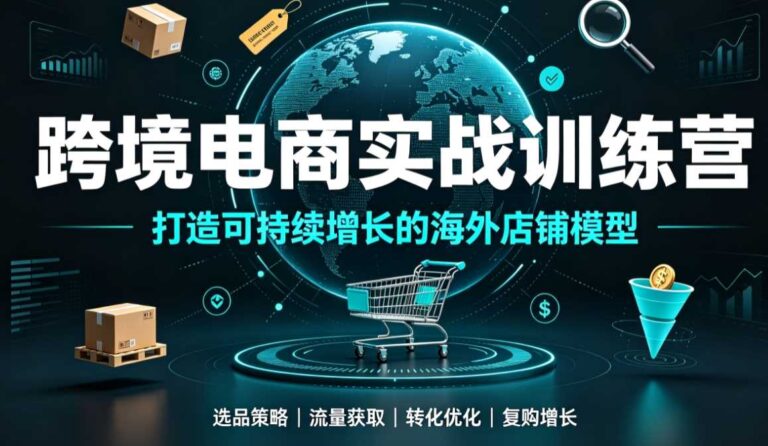 跨境电商实战训练营