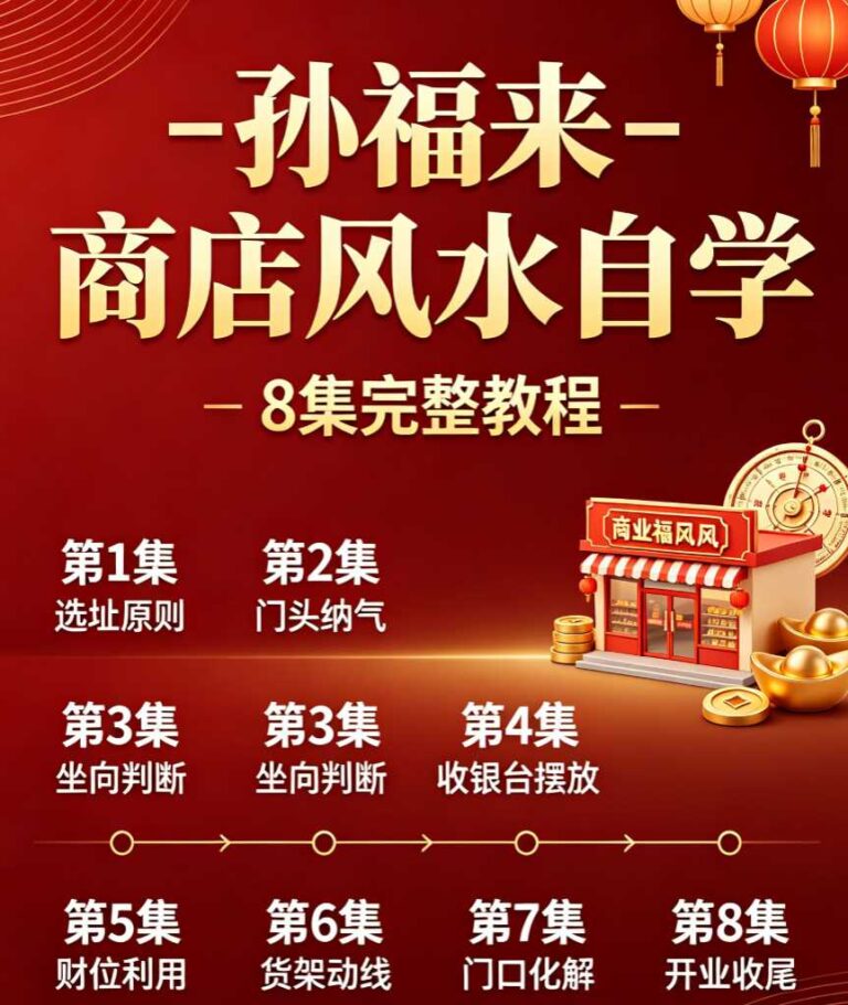 孙福来－商店风水自学（8集）