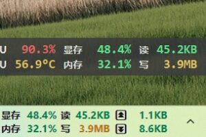LiteMonitor(桌面硬件监控工具) v1.2.4 中文绿色版