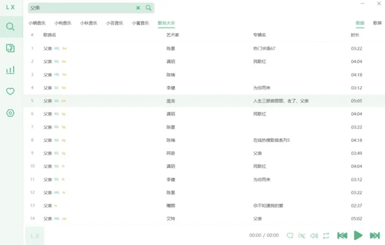 洛雪音乐-免费音乐播放器 v2.12.1 / 2.12.2 Beta0 中文绿色版
