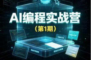 AI编程实战营（第1期）
